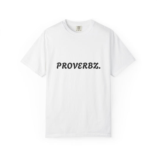 Garment-Dyed T-Shirt with Custom P Design, Casual Tee, Trendy Apparel, Gift for Friends, Unique Graphic Tee, Relaxed Fit