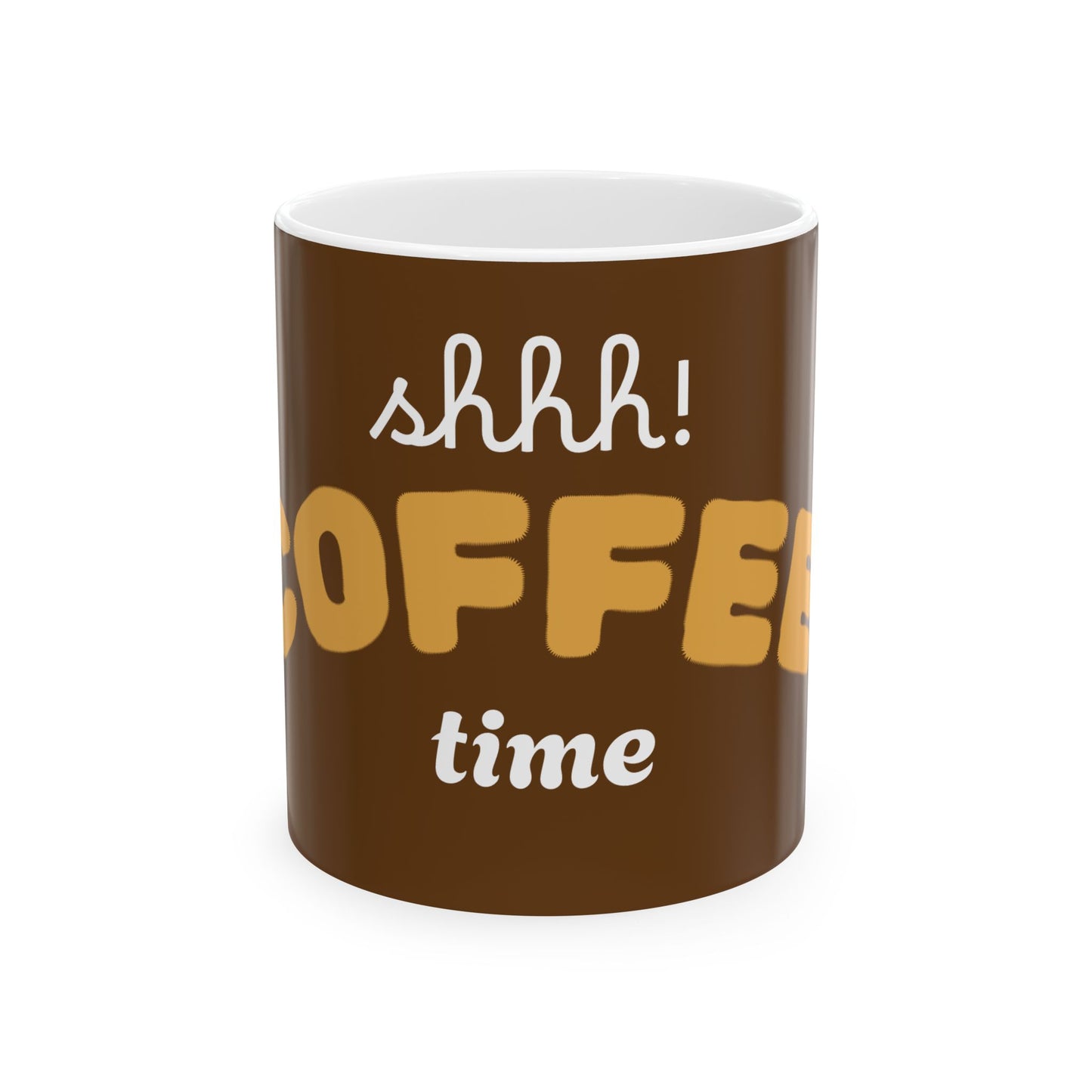 Coffee Time Ceramic Mug - Perfect Gift for Coffee Lovers, Home Office Essentials, Birthday Present, Relaxation, Fun Kitchen Decor