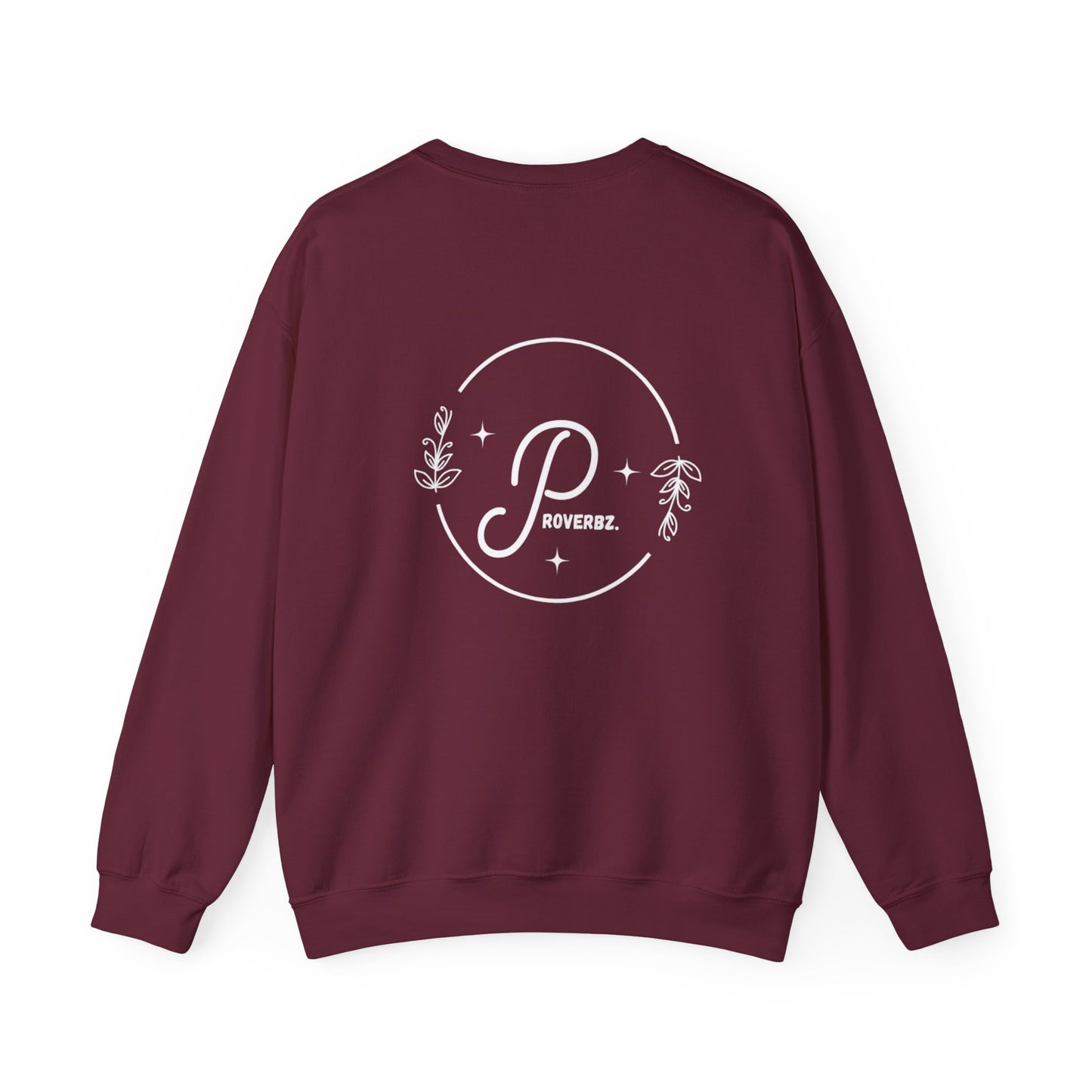 Proverbz Unisex Heavy Blend Crewneck Sweatshirt | Cozy Inspirational Apparel, Gift for Friends, Trendy Casual Wear, Fall Fashion