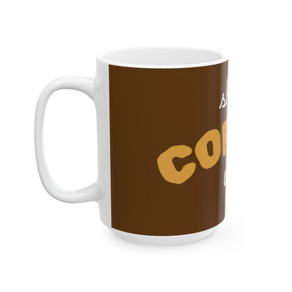 Coffee Time Ceramic Mug - Perfect Gift for Coffee Lovers, Home Office Essentials, Birthday Present, Relaxation, Fun Kitchen Decor