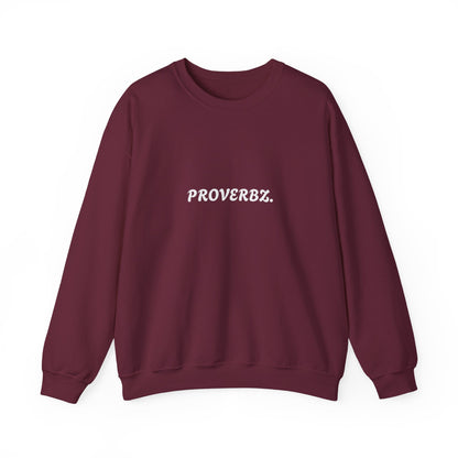 Proverbz Unisex Heavy Blend Crewneck Sweatshirt | Cozy Inspirational Apparel, Gift for Friends, Trendy Casual Wear, Fall Fashion