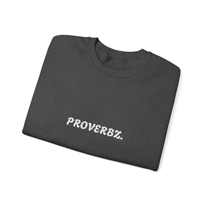 Proverbz Unisex Heavy Blend Crewneck Sweatshirt | Cozy Inspirational Apparel, Gift for Friends, Trendy Casual Wear, Fall Fashion
